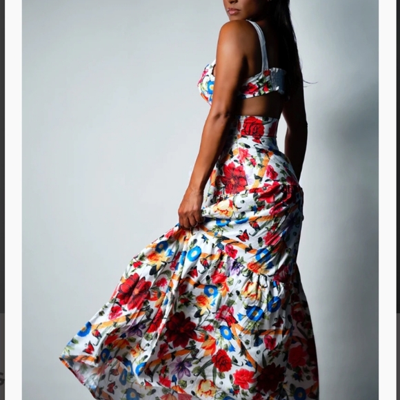 NWOT La Republique Boho Floral Top & Skirt - Picture 4 of 9